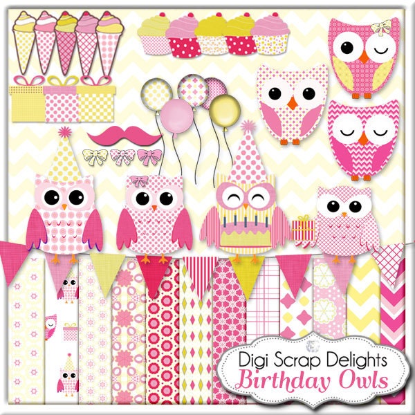 owl birthday clip art - photo #46