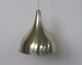 fog & morup messing pendant hanging light, danish design from the 1970s