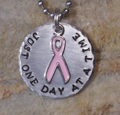 Pink Ribbon Pendant/ Breast Cancer Awareness