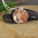 Moon and Stars Sterling Silver and Copper Necklace - Mixed Metal - "Love You To The Moon and Back"