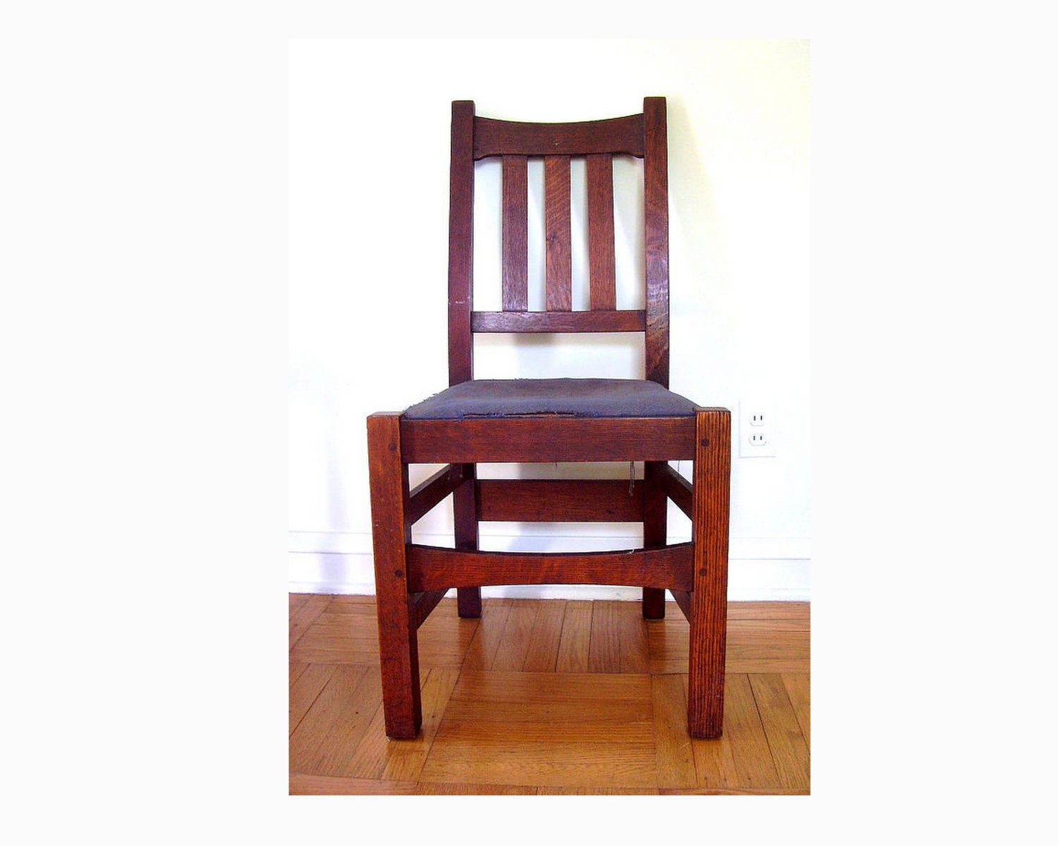 Stickley Bros. Mission Oak Side Chair Period Arts and Crafts Furniture