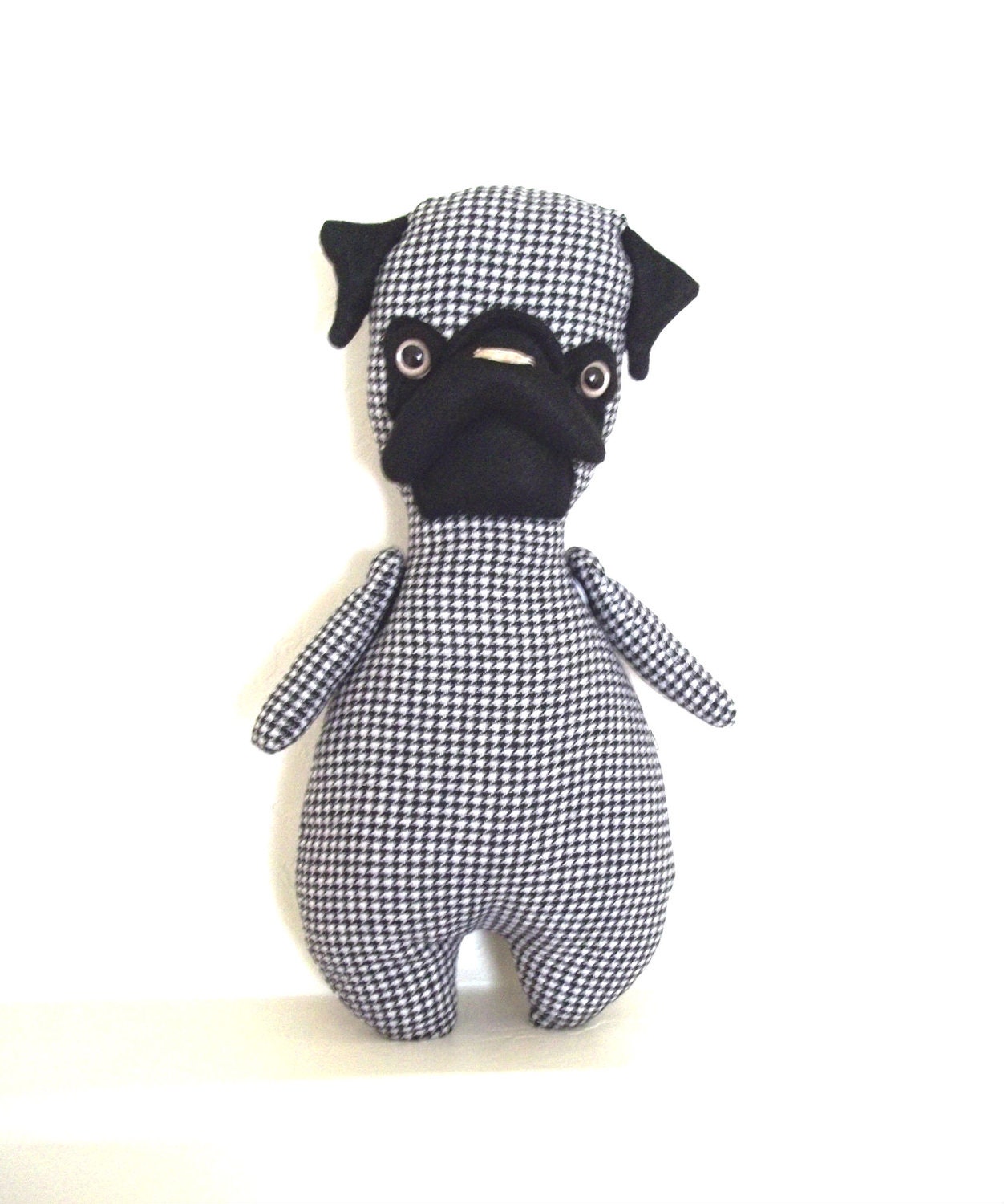 Mon Cher Pug (black and tan) pug doll