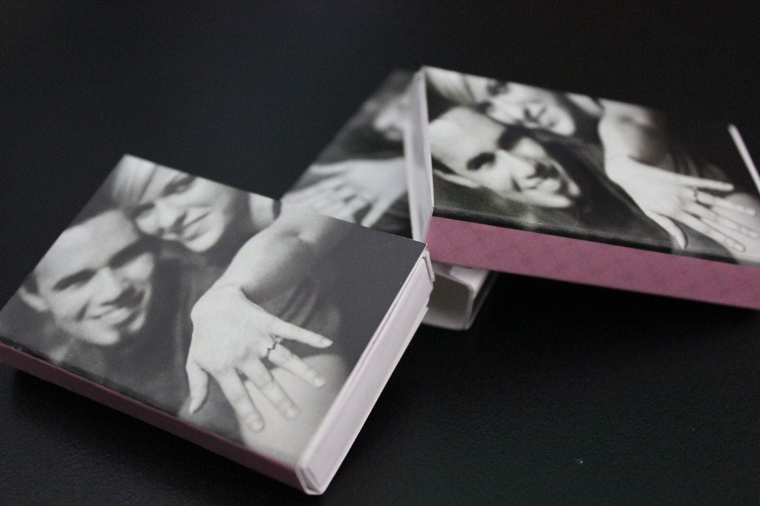 25 Photograph Matchbox Wedding Favors