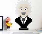 Albert  Wall Decal  - Puxxle - The Pixel Puzzle