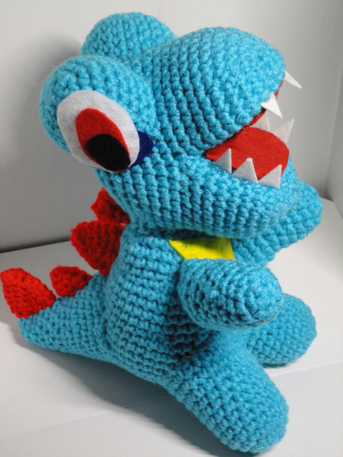 inspired Amigurumi Crochet water lizard plush