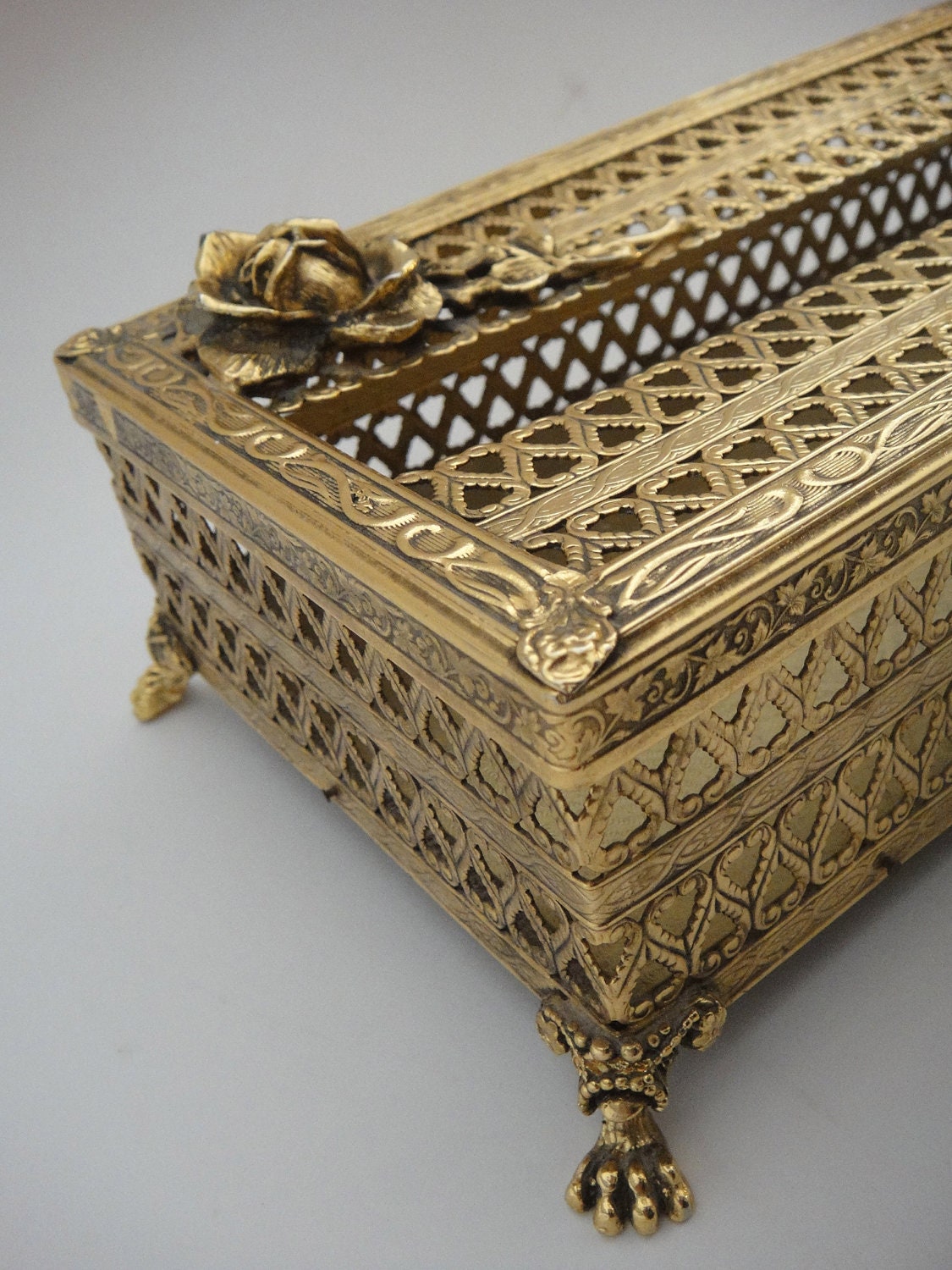 Gold Tissue Box