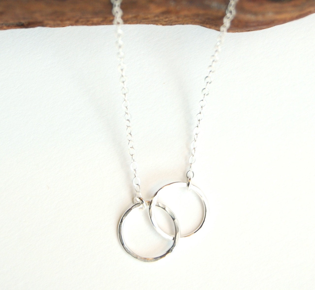 Mau loa necklace - silver infinity necklace, silver necklace, delicate necklace, layered necklace, delicate silver necklace, kealoha, hawaii