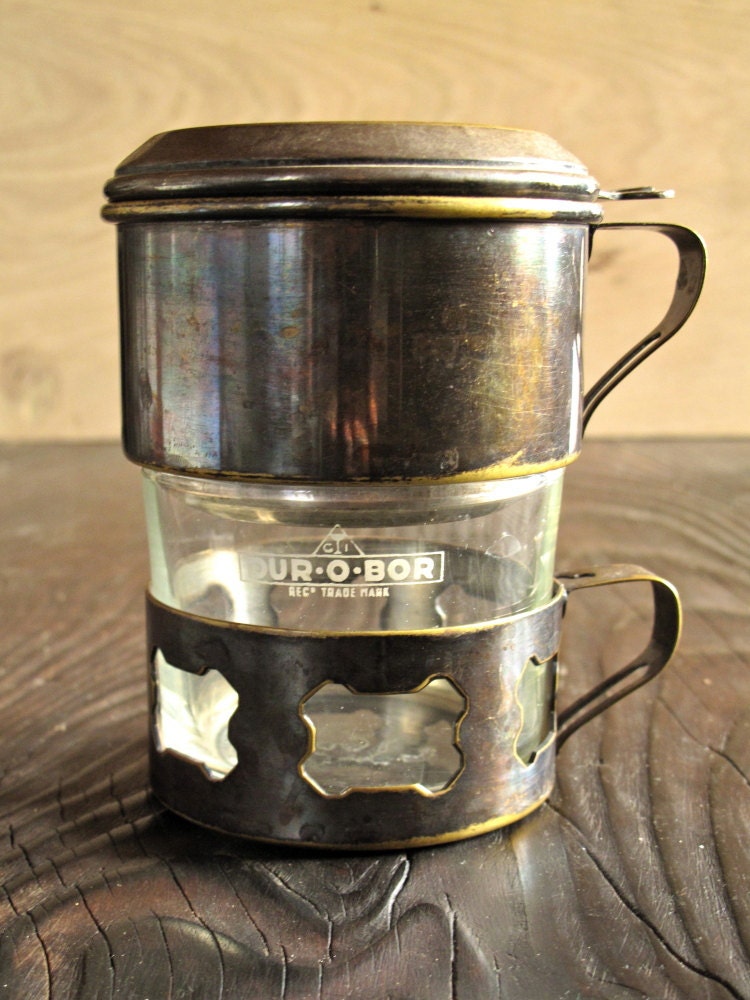 Christmas Sale Vintage 1930s drip coffee maker by LaGrangedArt