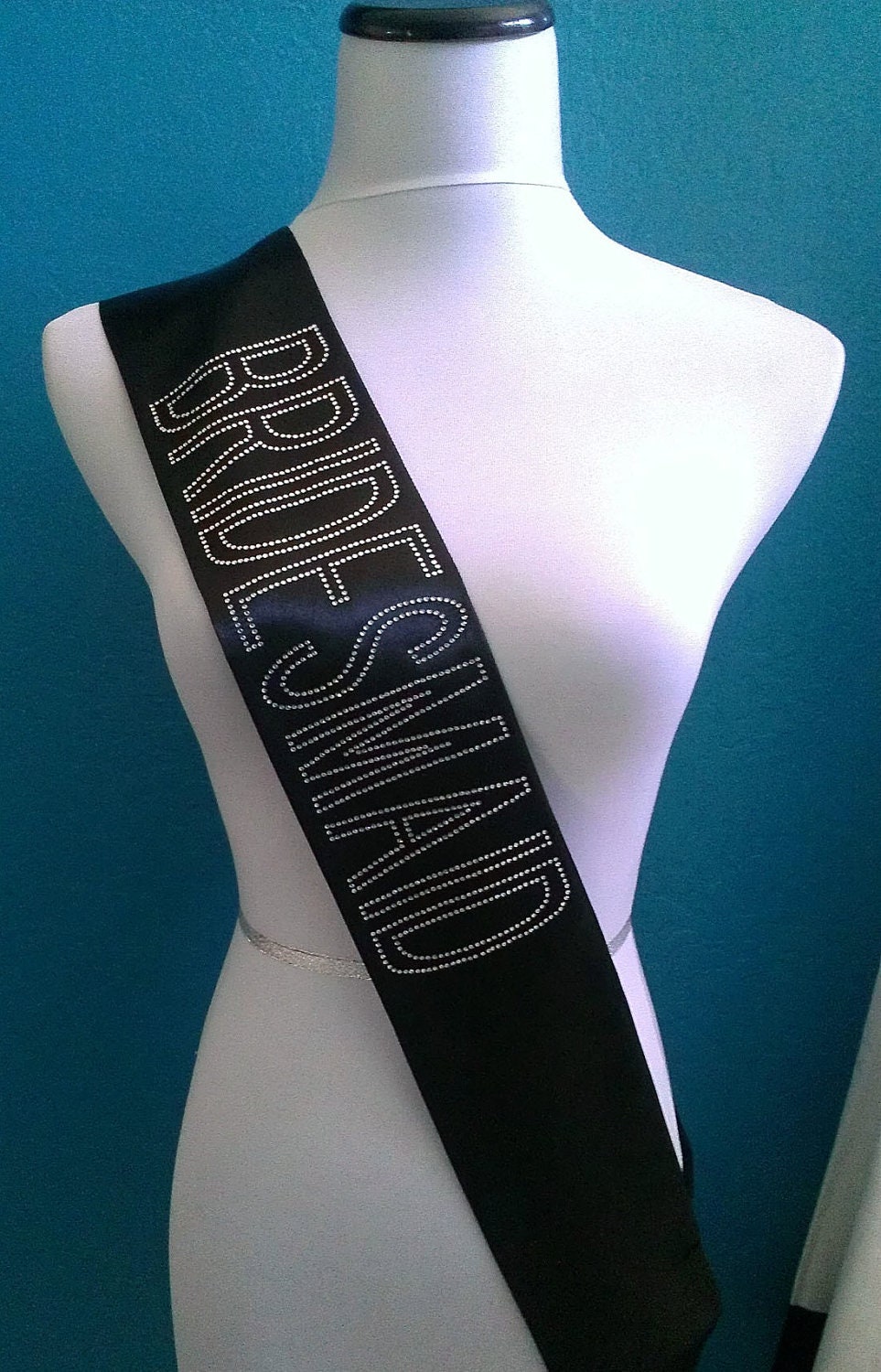 Bridesmaid Sash. Bridal Party Sash. Satin Sash. Bride Sash. Bachelorette Sash. Bachelorette Party. Black Sash. Silver Sash. Pink Sash