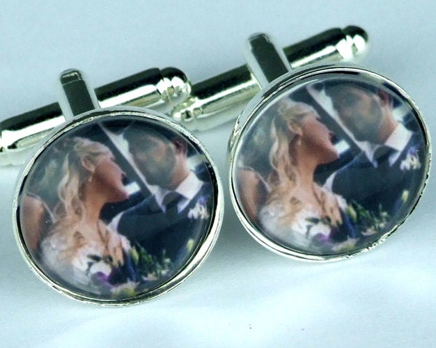 Custom monogram cuff links, Personalized father of the bride wedding date cufflinks, Wedding cuff links, groom gift, groomsmen gift