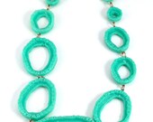 Turquoise Resin Necklace