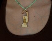 Wooden Engraved Loki necklace