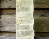 on sale  - nettle soap -   from 7.00 to 6.00 - pure vegetable oil  soap , sliced handmade soap, vegan soap, herbal soap, unscented soap