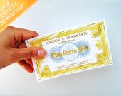 Train Ticket Invite - Printable