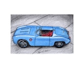 1952 Panhard HBR Sport in Color Pencil  - PRINT - Limited Edition Run of 50 (FRAMED)