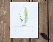 Sale Wall Calendar, 2013  Botanical Calendar 2013, Eco Friendly, Nature Calendar