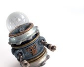 Take Me to Your Leader - Steampunk Robot - Metal and Glass Droid