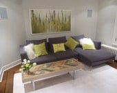 Pallet Coffee Table Herringbone Design