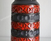 Retro West German Bay keramik vase - Bodo Mans 603-25