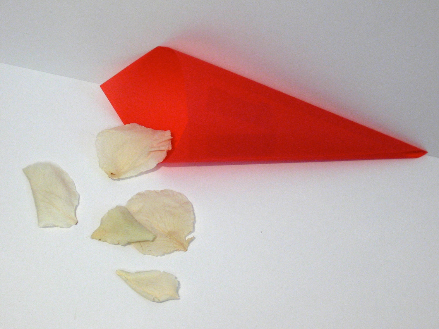 Red Vellum Cones - unfill...