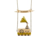 The Speaker Necklace / Vintage Style Speaker with Stereo