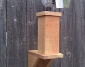 6 Solar Fence Lights Western Red Cedar