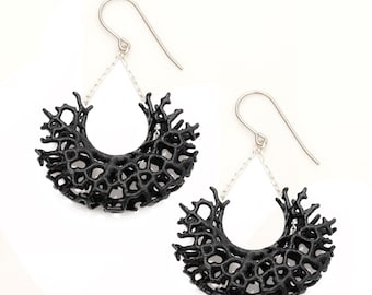 Vessel Earrings (black)