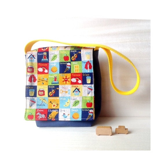First Messenger Bag for One or Two Year olds: ALPHABET Fun