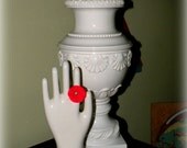 Vintage Porcelain Glove Mold Industrial Salvage 80s