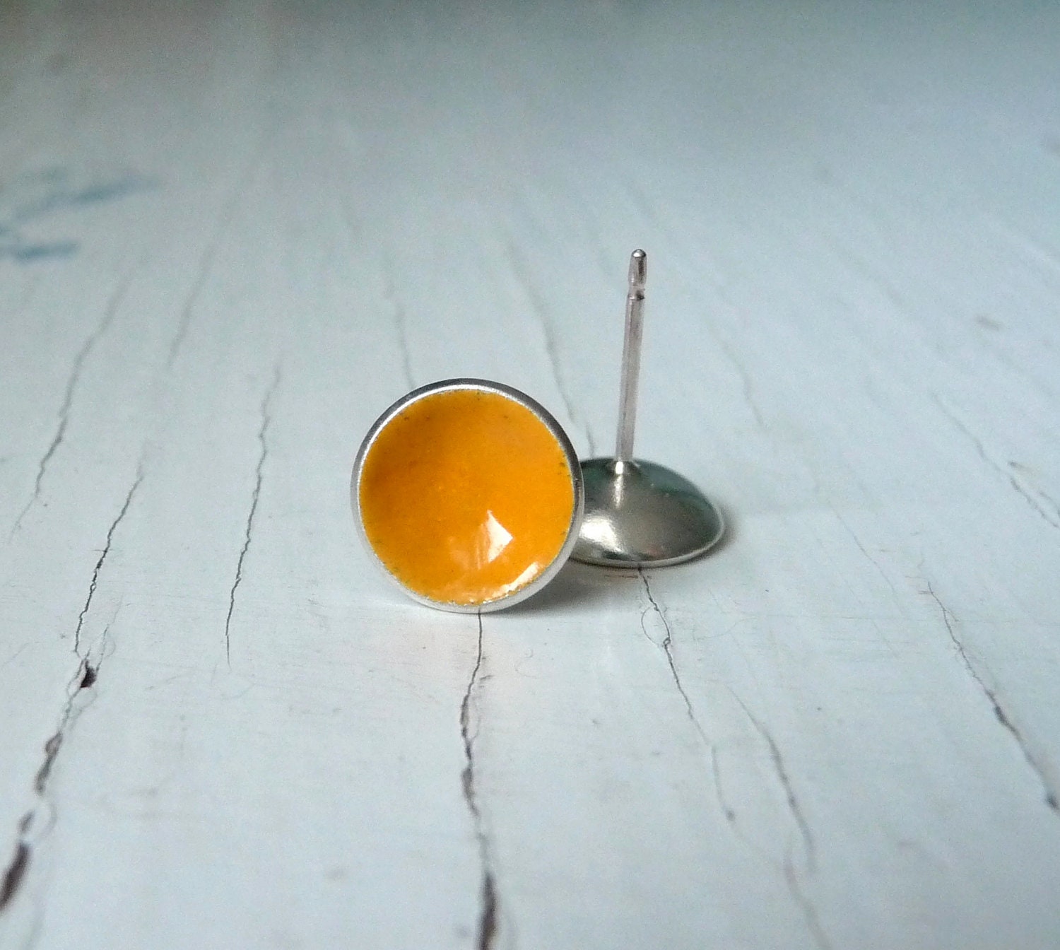 marigold dot earrings