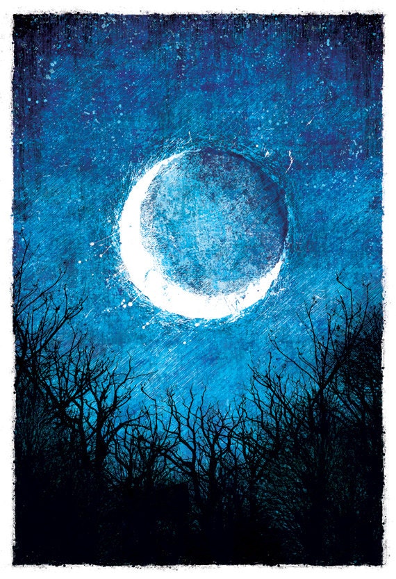 Only By Night - 13x19 Officially Signed, Dated and Hand-Stamped Art Print