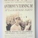 Newspaper Invitation