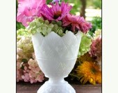 Milk Glass Centerpiece