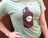 Beer Shirt - Growler T-shirt - Drink Locally - dogfishmedia