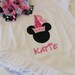 Minnie Mouse Dress and Hair Bow