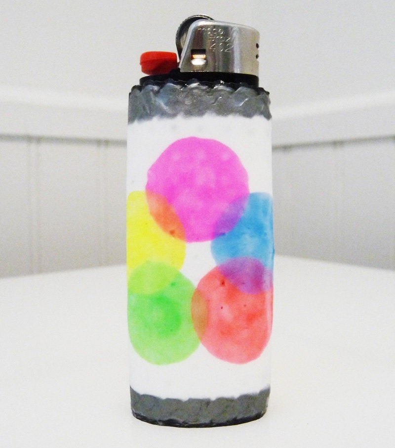 Krylon Perler Bead LIGHTER CASE - graffiti - spray paint can