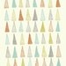 Colored Trees 5 x 7 Art Print - Pen and Ink  Illustration