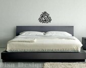 Harry Potter inspired Deathly Hallows Vine vinyl wall decal - Harry Potter decal - Deathly Hallows decal - Wall Sticker