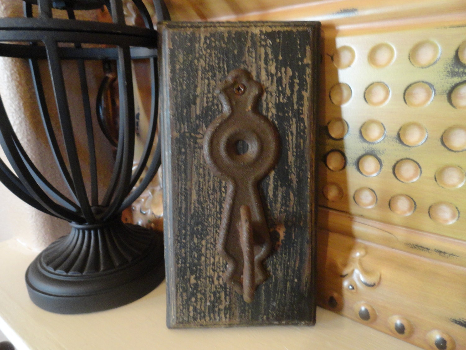 Skeleton Key Wall Decor/Metal Wall Decor/Key Plate/Wall Decor/Home Decor/Wall Hanging/Housewares/Shabby Chic Decor