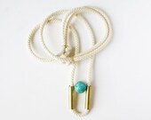 NEW - Ivory Mokuba rope and russian green amazonite
