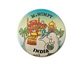 1980s Wimpy - India - Vintage Advertising Badge