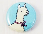 Llama with a Bow Button