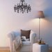 Grunge Chandelier Vinyl Wall Decal size MEDIUM - Chandelier, Chandelier Wall Decal, Chandelier Wall Art, Chandelier Decor