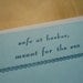 letterpress meant for the sea note cards, small