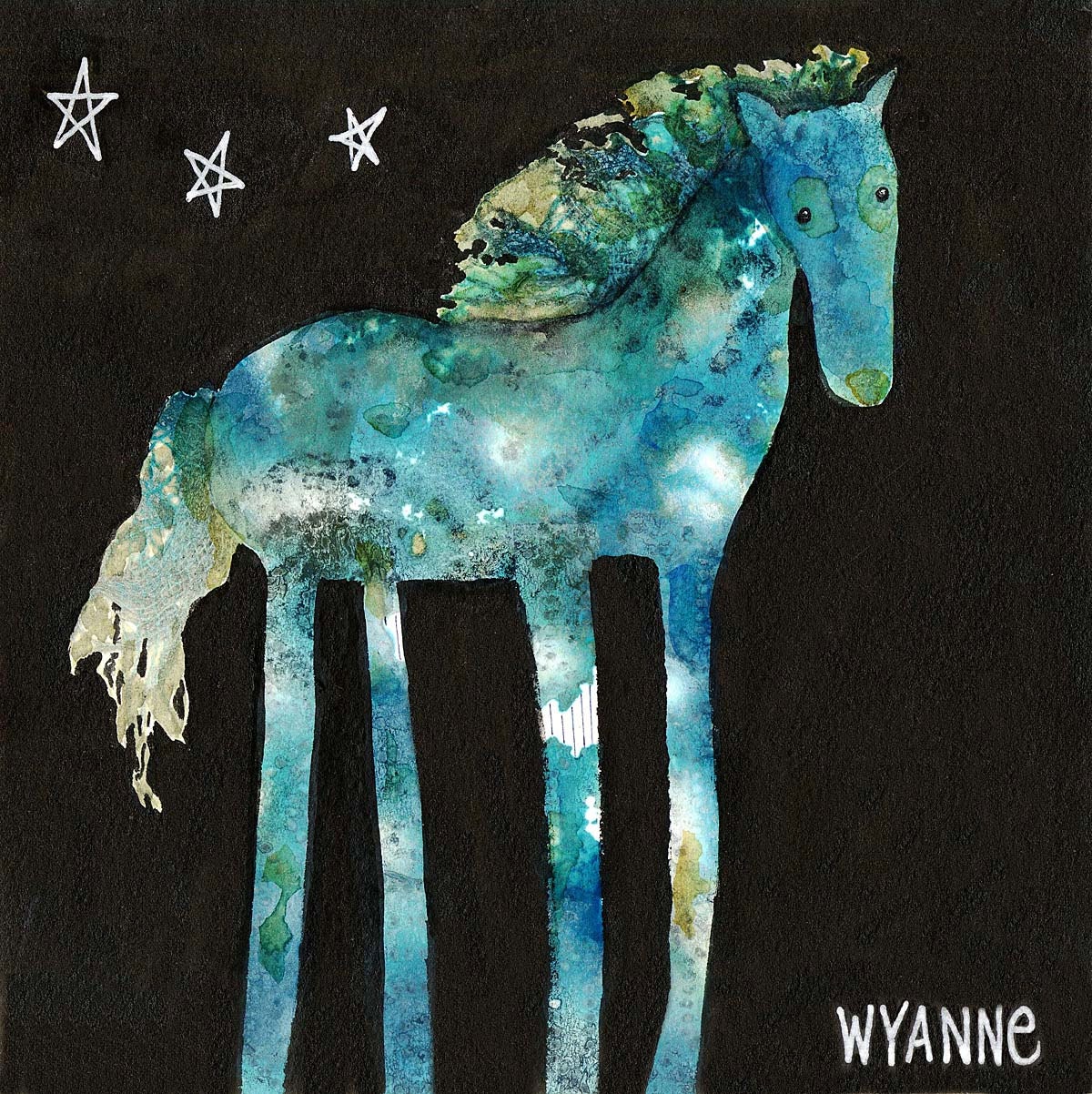 Midnight Painted Pony
