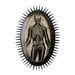 Prickly Plaque with SKELETON - 1876 Anatomy Illustration on Wood Plaque - Free Shipping