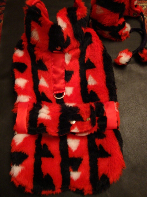 MADE TO MEASURE - faux fur winter pet dog coat