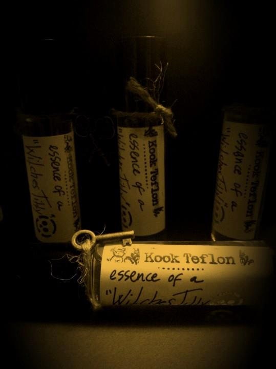 Essence of a "Witches Titty" body oil by Kook Teflon