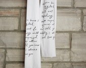 Mr. Darcy proposal scarf - Jane Austen