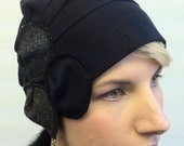 Wool cloche - navy